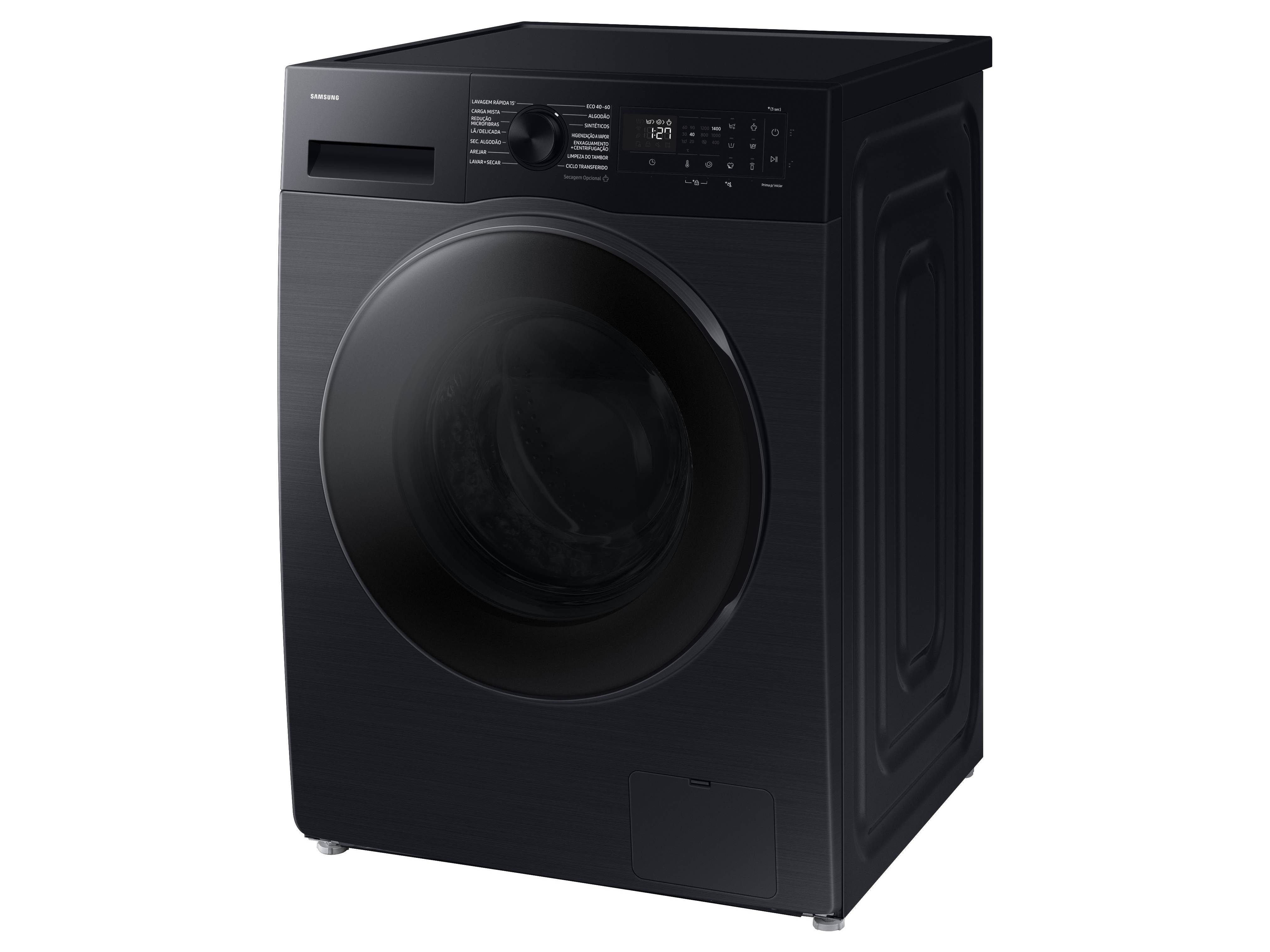 MÁQUINA DE LAVAR E SECAR ROUPA SAMSUNG WD90DG5B15BBEP LAVA 9KG SECA 6KG