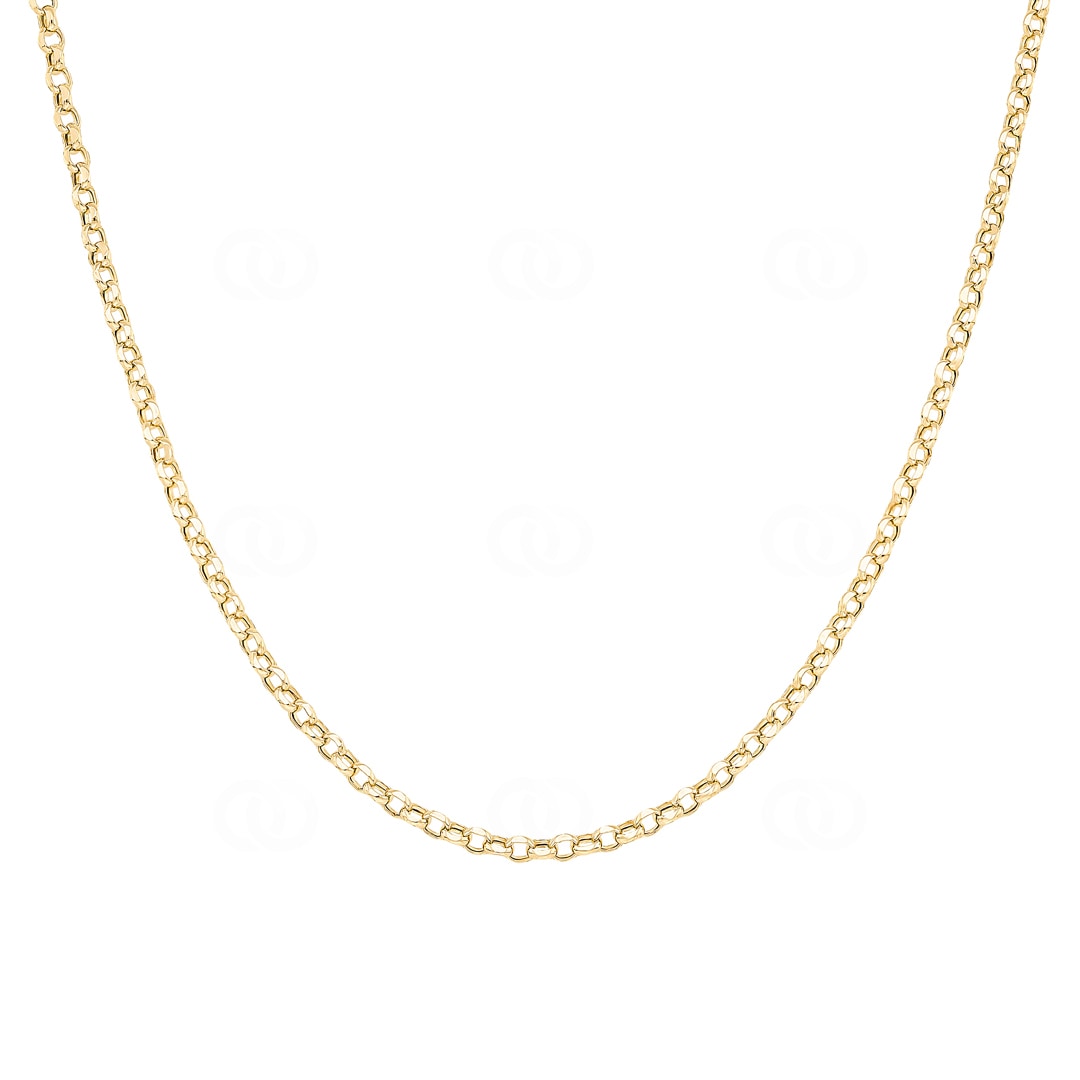 2.4mm Erbskette 750/18 K Gelbgold