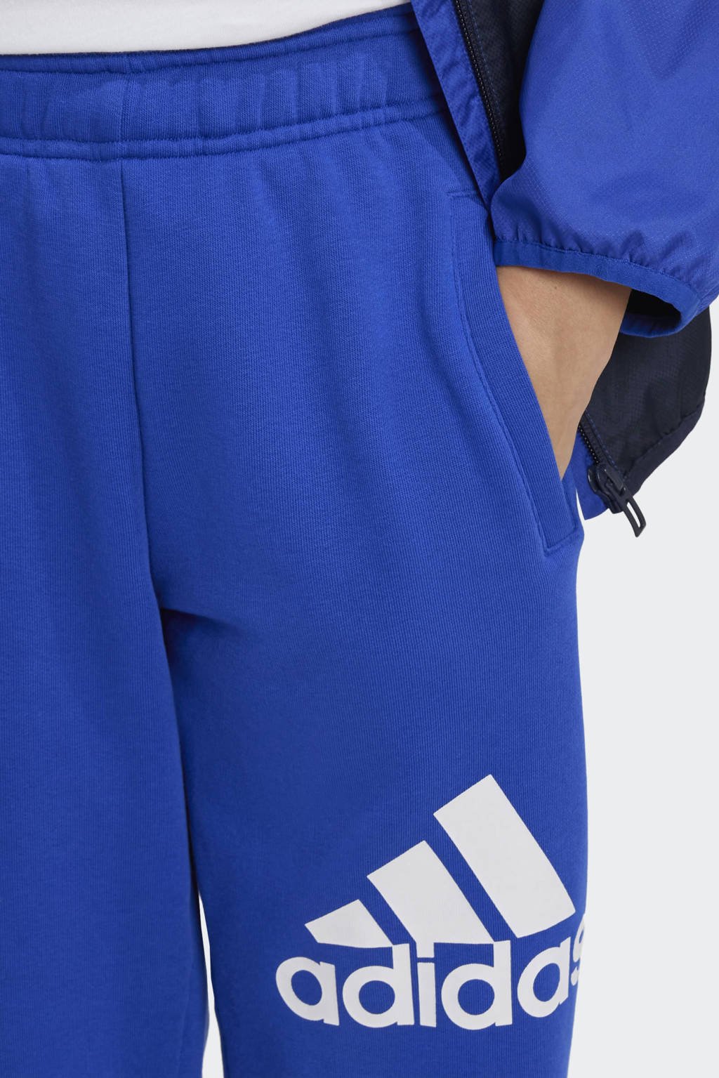 adidas joggingbroek blauw