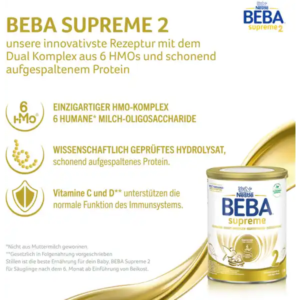 SUPREME 2 Folgenahrung nach dem 6. Monat