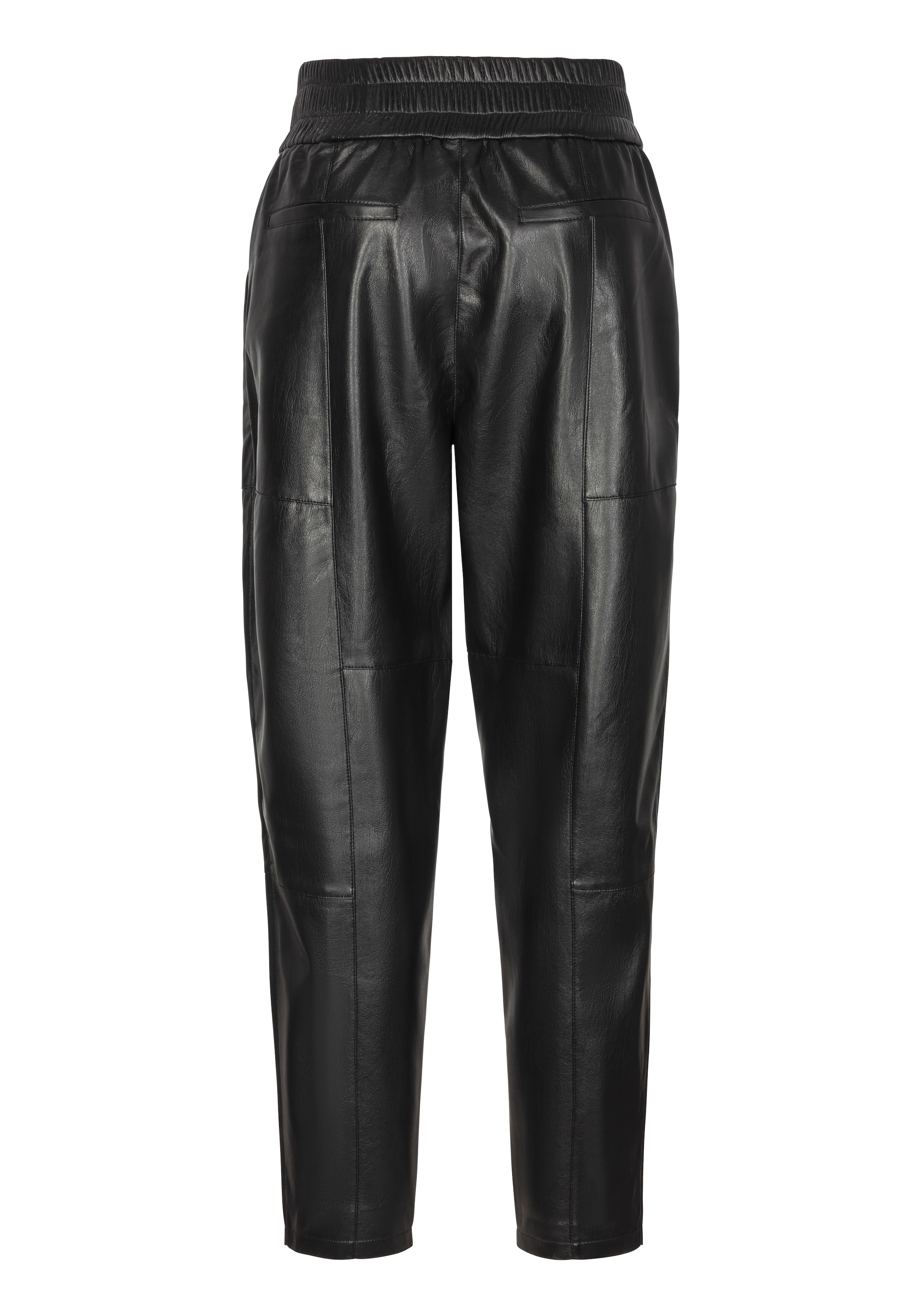 BOSS ORANGE Lederimitathose »Taiya2 Premium Damenmode«  mit elastischem Taillenbund