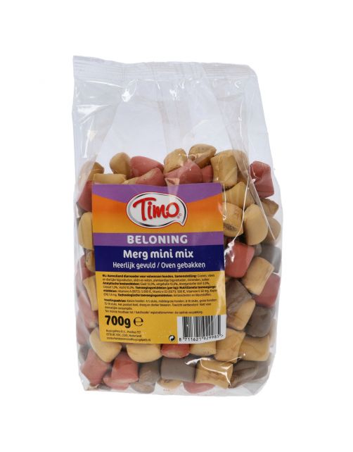Timo Koekjes Merg Gevuld Mini Mix - Hondensnacks - 700 g
