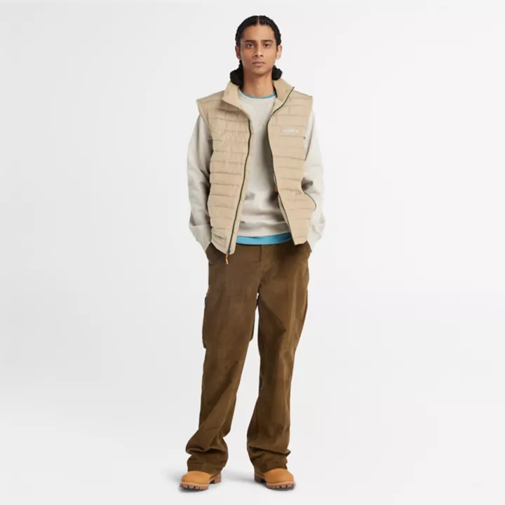 Gilet repliable Axis Peak pour homme en beige