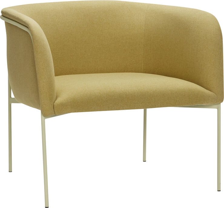 Hübsch Eyrie Lounge Chair Yellow Lysegrøn/gul