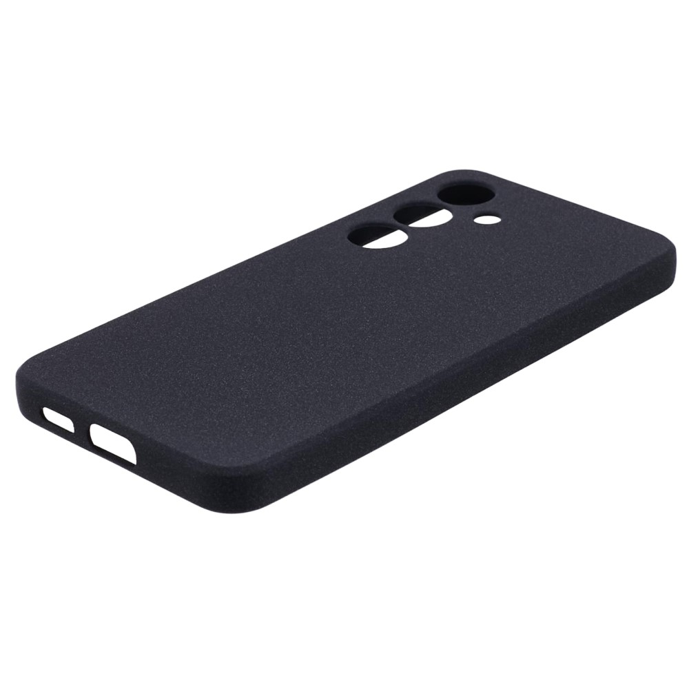 Samsung Galaxy S24 Gummi Case Hülle mit Kameraschutz - Schwarz