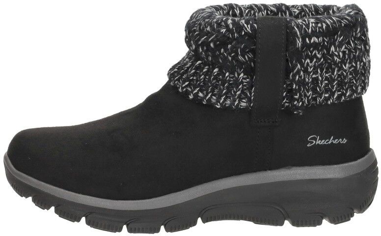 Skechers Enkellaarsjes Plat zwart