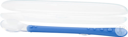 Nûby Cuillère Longue En Silicone Doux Dès 6 Mois 1 Pièce