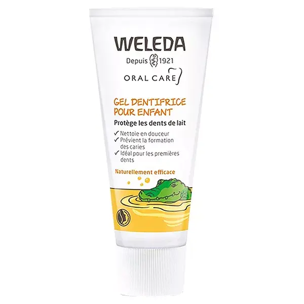 Creme dental em gel Weleda Oral Care para crianças, 50ml