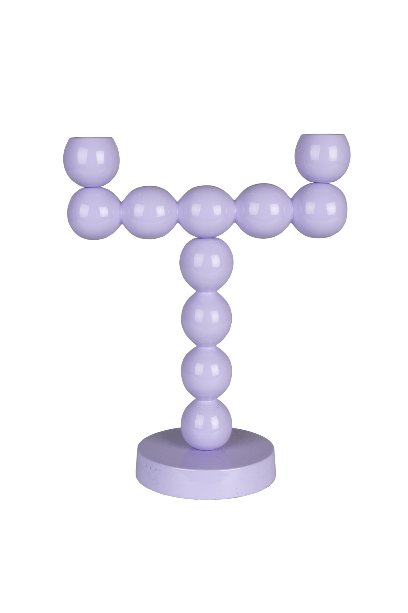 Kandelaar BUBBLES TWO LILAC