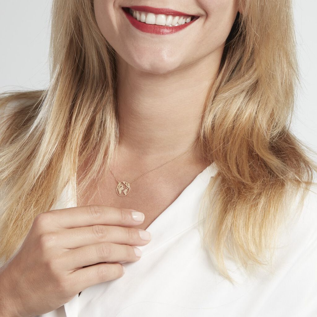 Collier Ingrida Or Jaune