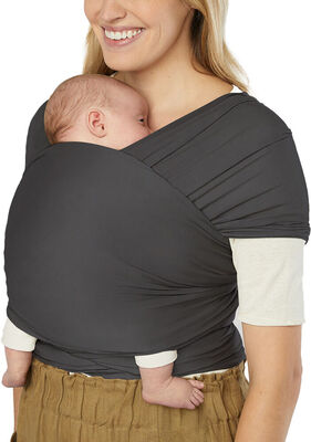 Ergobaby Aura Wrap Knit Bæresjal, Soft Black
