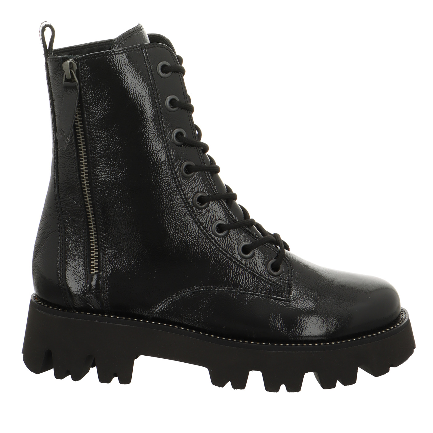 Schnürboots schwarz