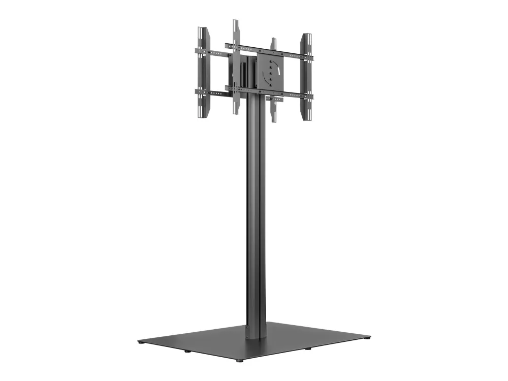 Multibrackets M Public Display Stand 180 HD Back to Back Black w. Floorbase - Stativ - for 2 LCD displays - aluminium, stål - sort - skærmstørrelse: 55