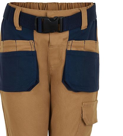 Minymo Arbeitshosen - Braun/Navy