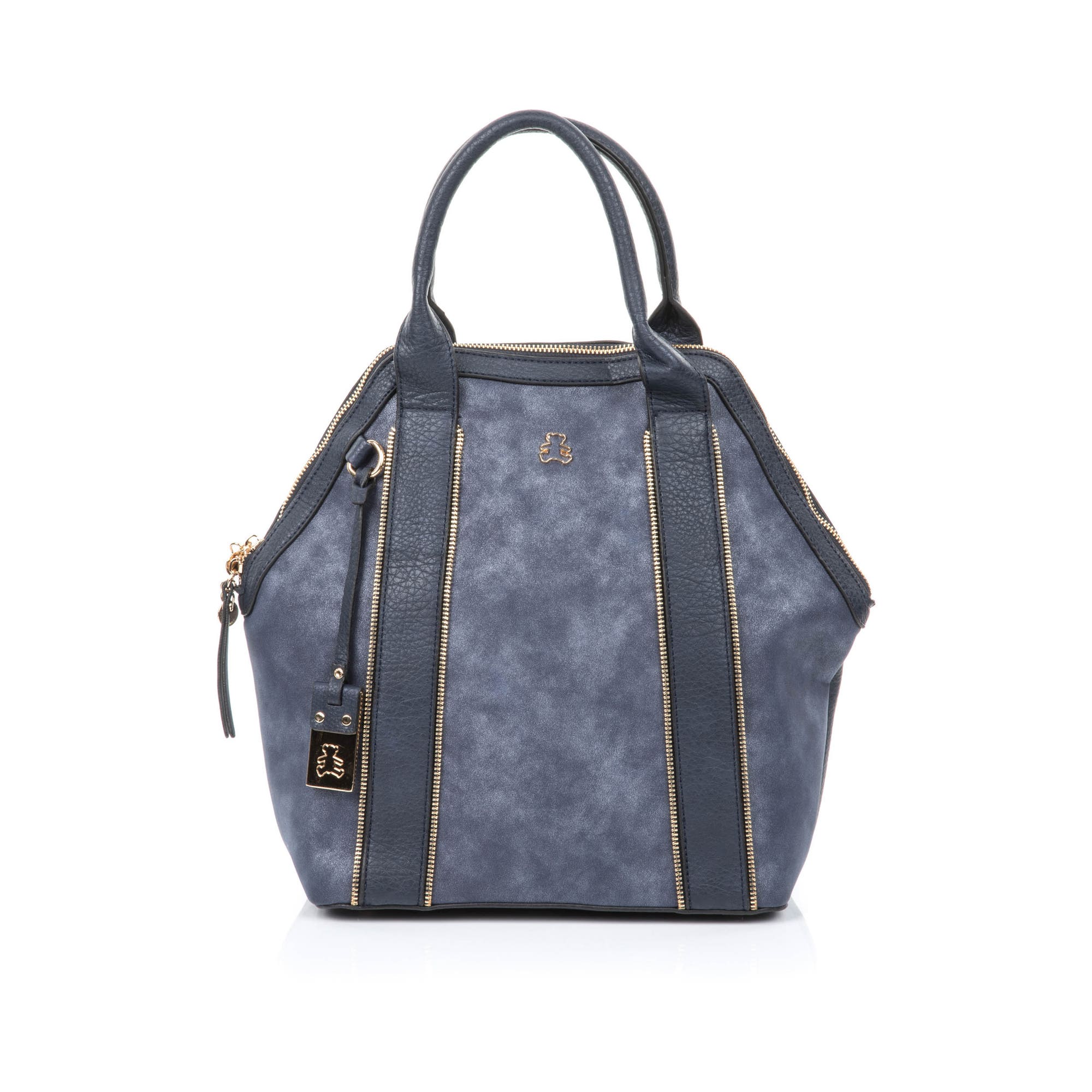 Sac à main bleu marine