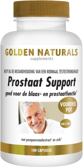 Golden Naturals Prostaat Support 180 vegetarische capsules