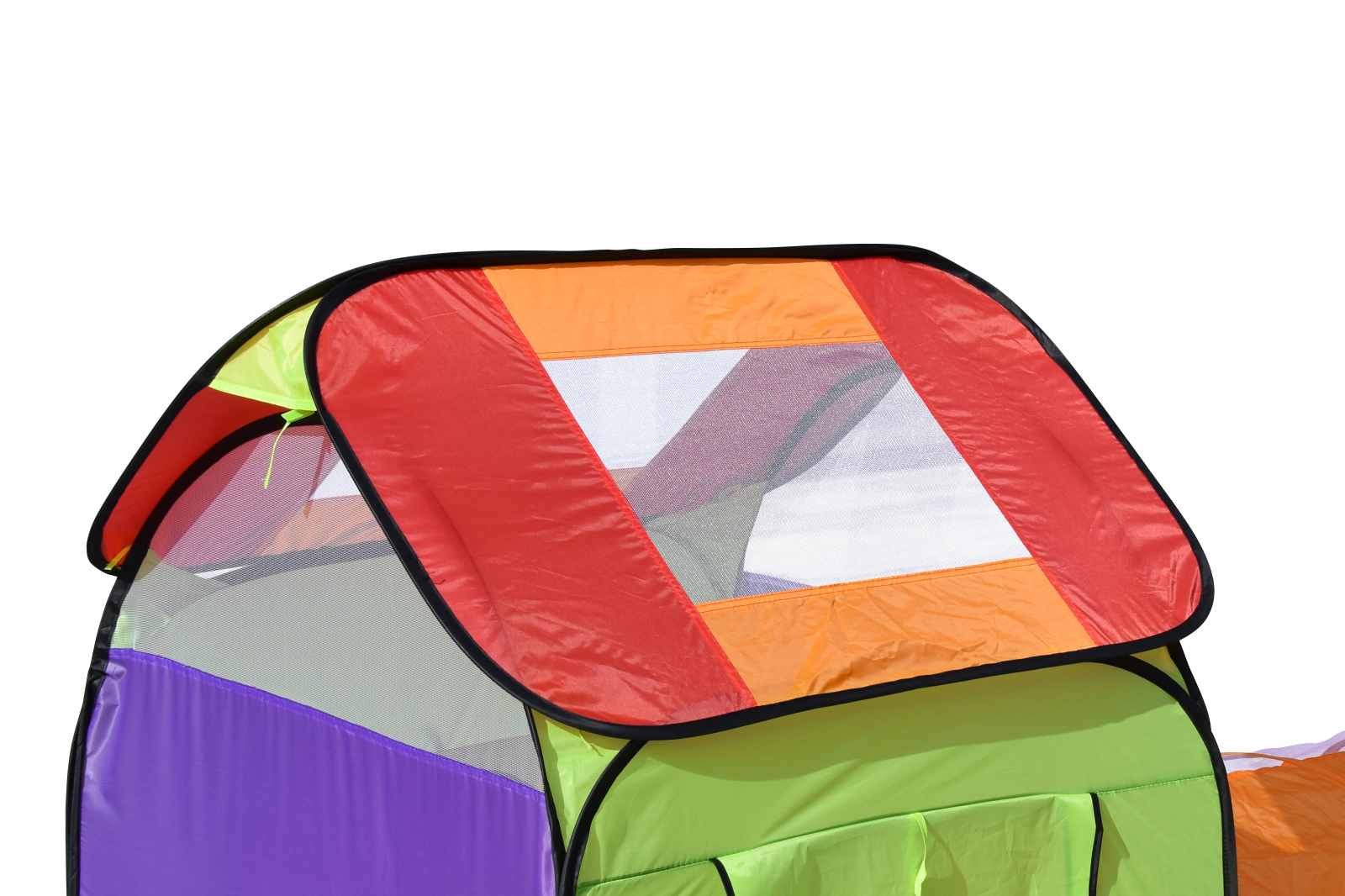 Spielzelt mit Tunnel bunt