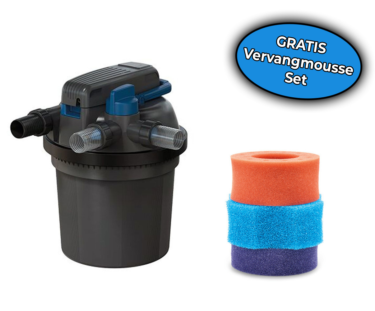 Oase FiltoClear 13000   Gratis Vervangingmousse Set