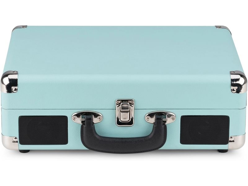 Audizio Plattenspieler mit Bluetooth RP116 Blau Stilvoller Plattenspieler im Kofferdesign