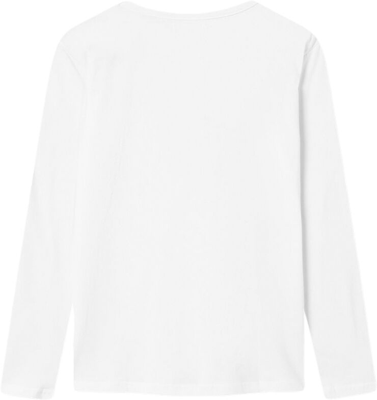 Wood Wood Mel longsleeve GOTS White