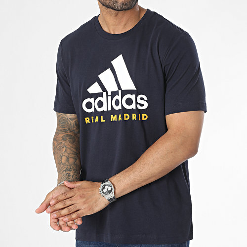 Tee Shirt DNA HY0613 Real Madrid Bleu Marine