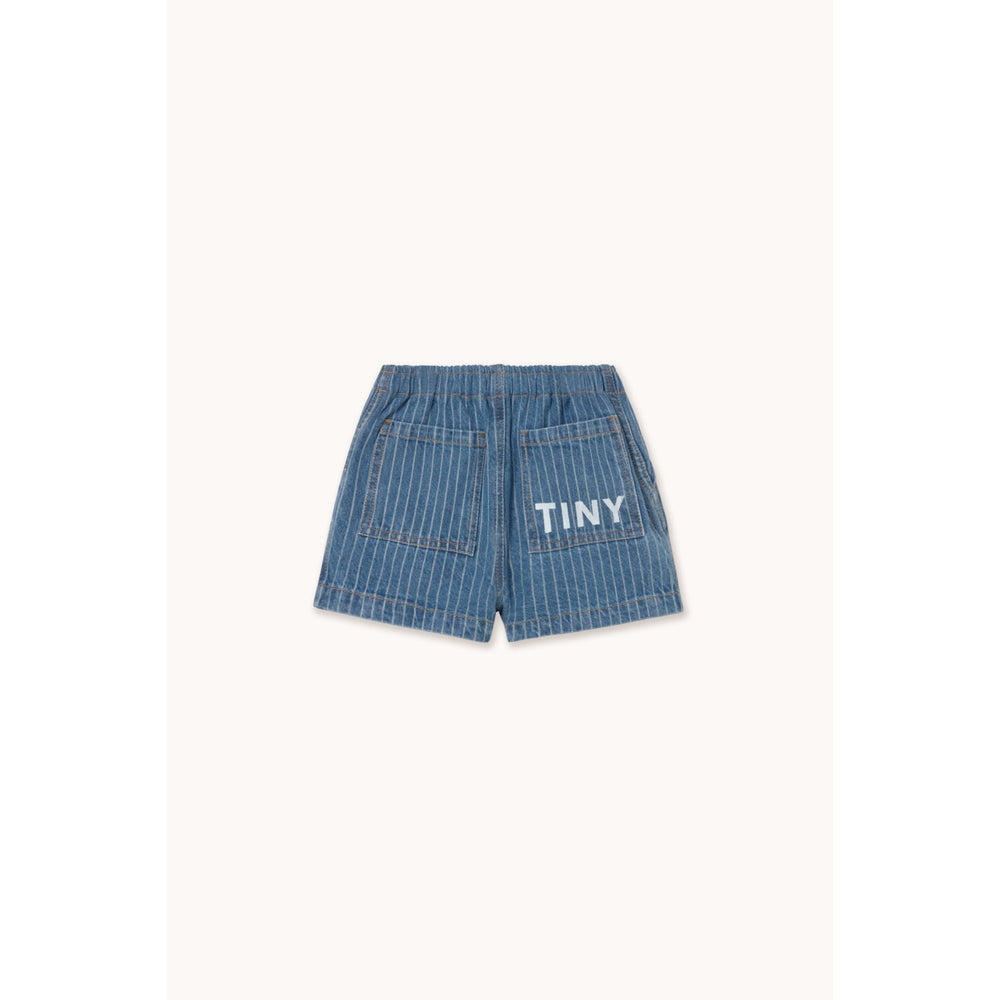 Køb TinyCottons Light Wash Denim Stripes Denim Shorts