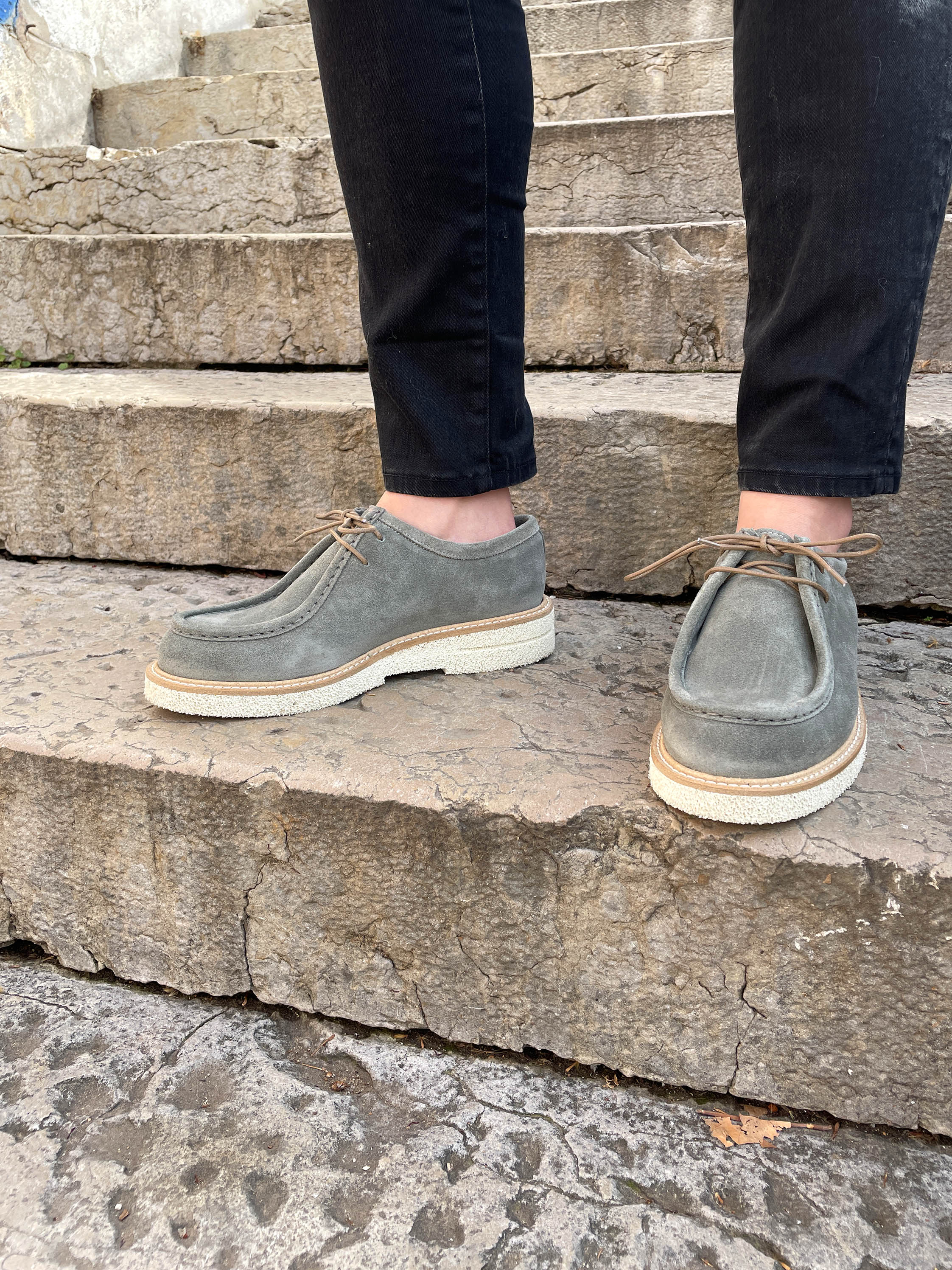 UPPER SHOES - DERBY D558VL VERT