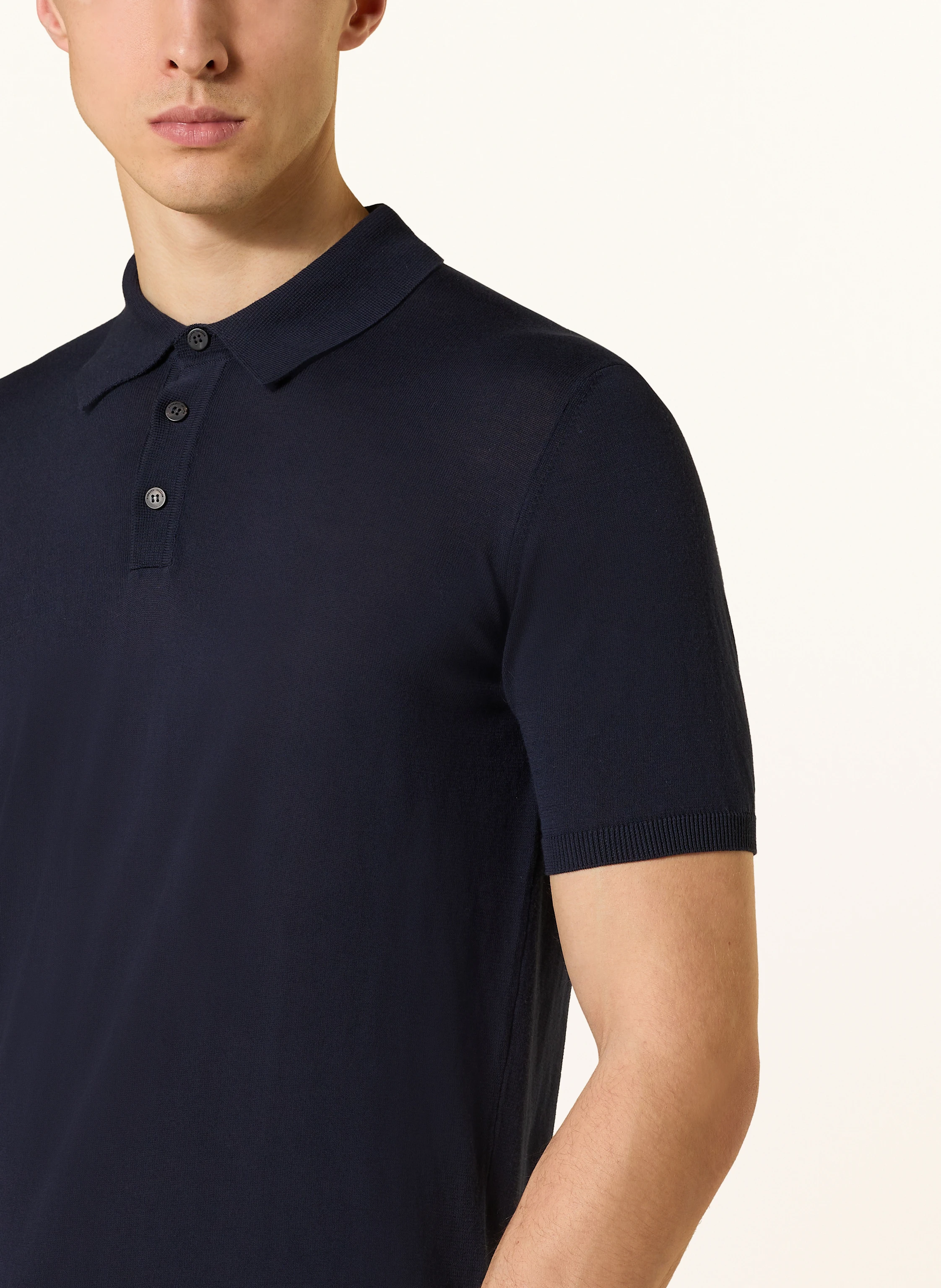 roberto collina Strick-Poloshirt