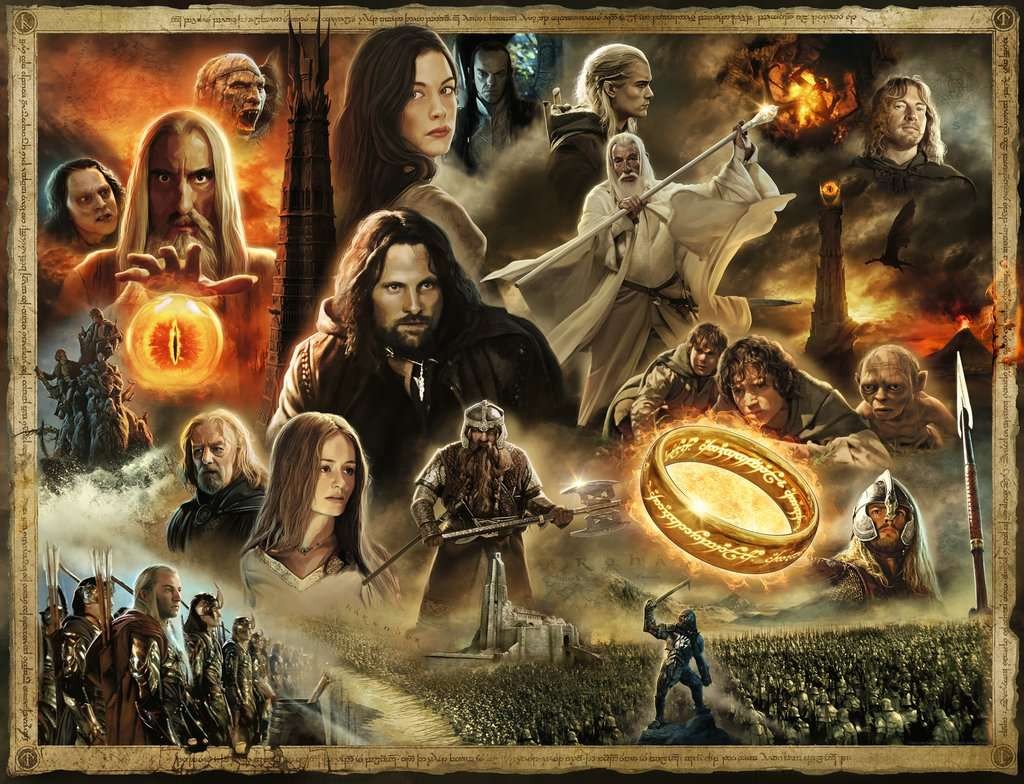 Ravensburger - Lord Of The Rings The Two Towers 2000p