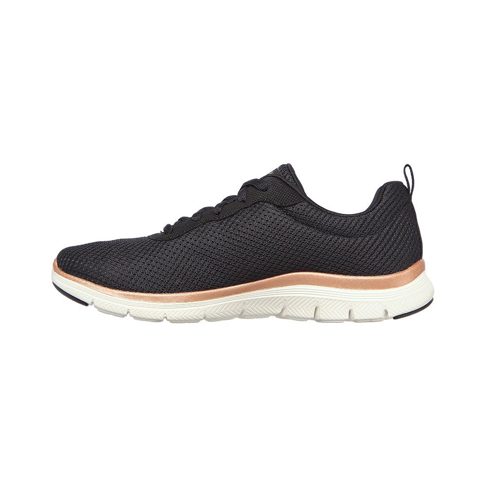 Skechers FLEX APPEAL 4.0-BRILLIANT VIE - Chaussures training Femme black/rose gold