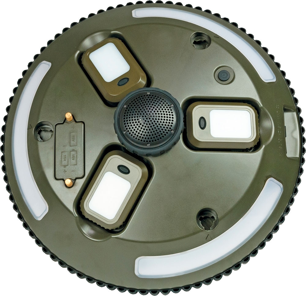 Schwaiger Solar LED-Campingleuchte mit Bluetooth Lautsprecher