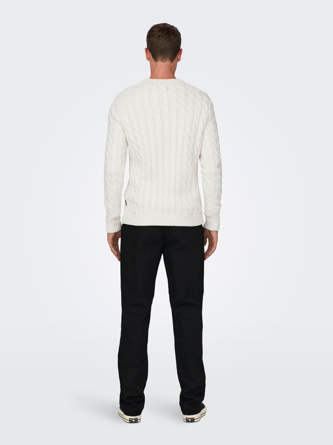 ONSKICKER Pullover Antique White