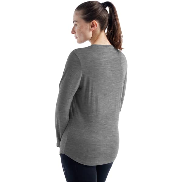 T-shirt randonnée ICEBREAKER W SPHERE II LS TEE METRO HEATHER