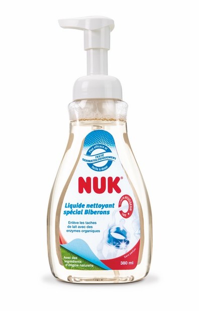 Liquide nettoyant biberons flacon mousseur - NUK