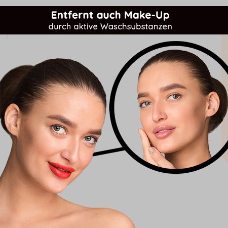 RAU Cosmetics Cleansing Lotion - Make-Up Entferner & Gesichtsreiniger mit Brennnessel Extrakt