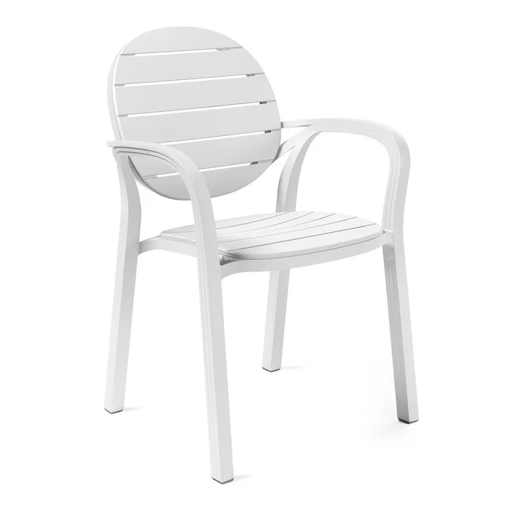 Nardi - Palma Armlehnenstuhl, bianco / bianco