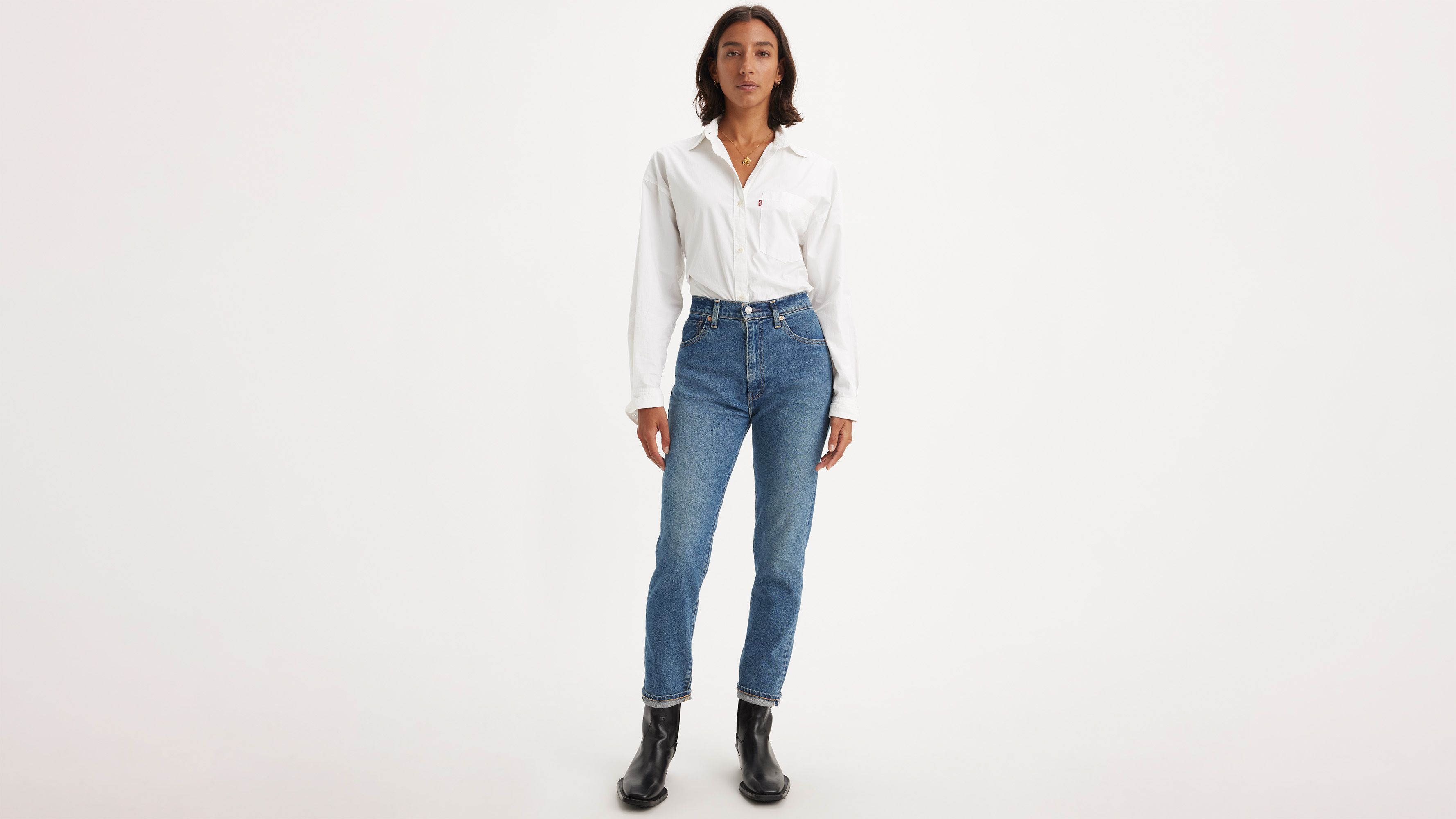 Levi's® jean slim taille haute Made in Japan - Mij Nonkina - Bleu