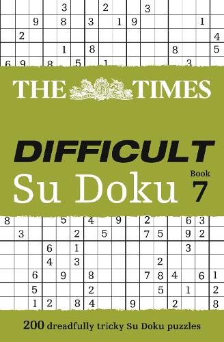 The Times Difficult Su Doku Book 7: 200 Challenging Puzzles from the Times - The Times Su Doku (Paperback)