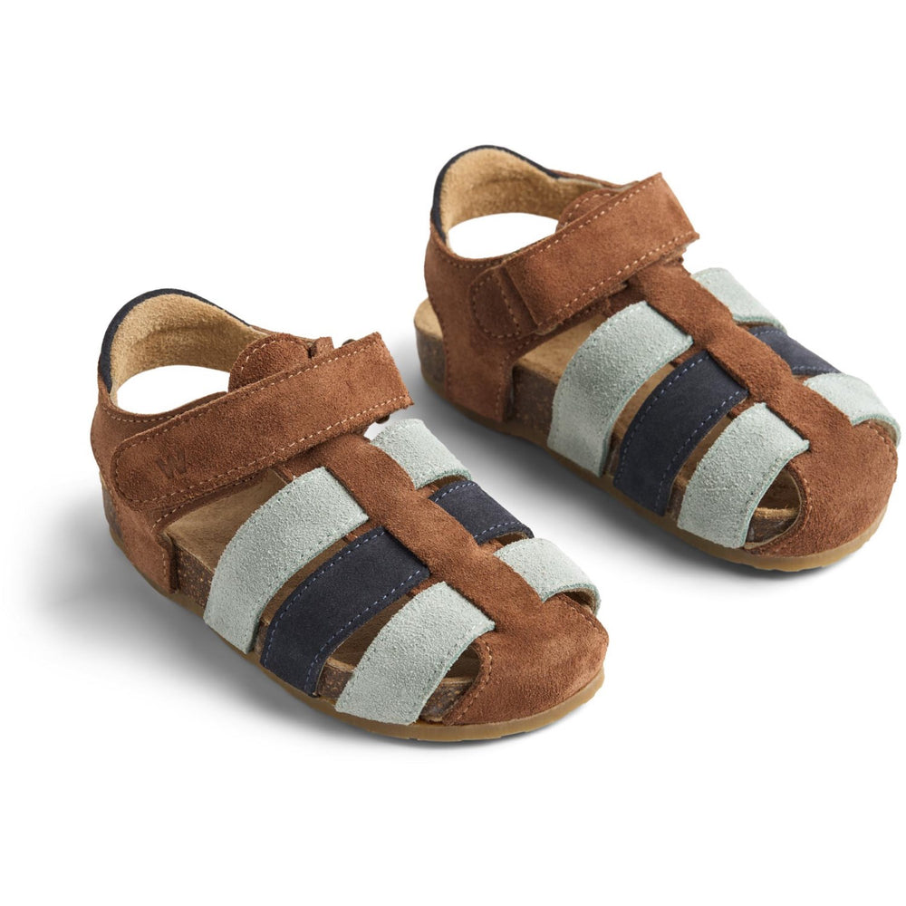 Køb Wheat Navy Teal Water Sandal Izzy