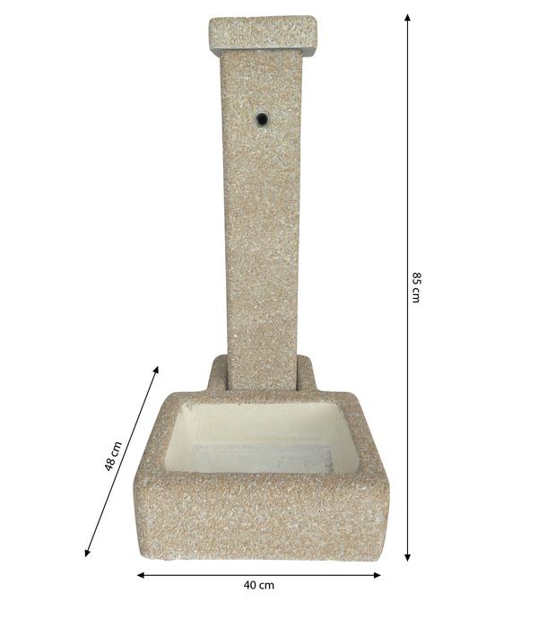 Tomco Stein-Gartenbrunnen Florenz, ca. H85 cm