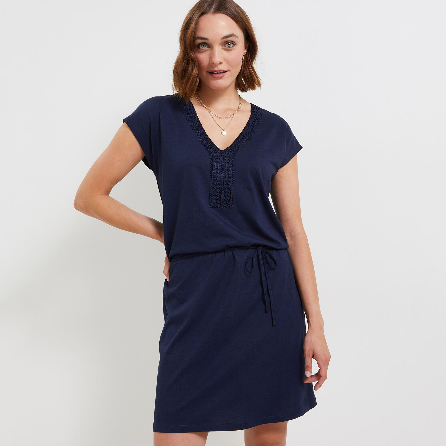 Robe maille femme