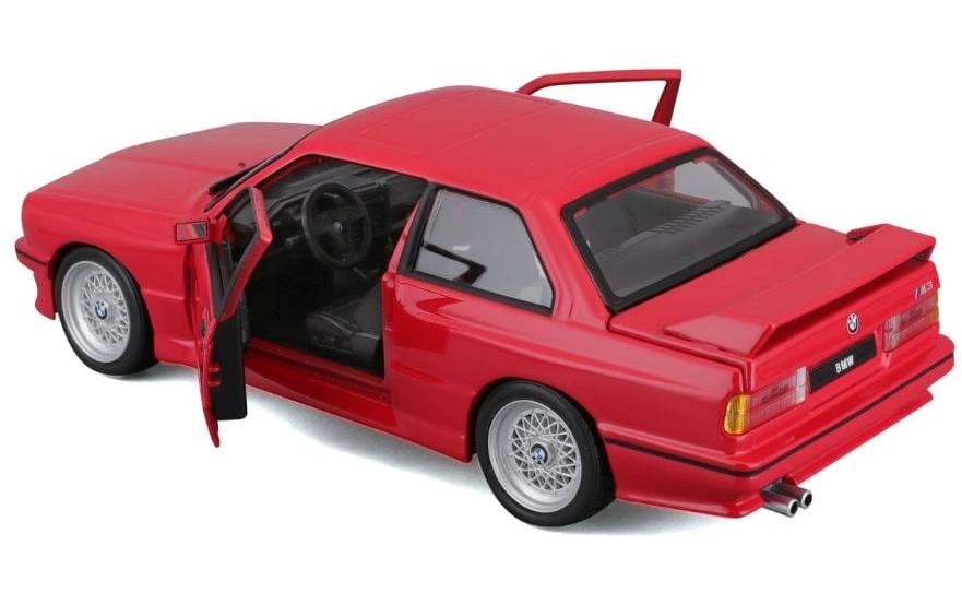 BMW M3 (E30) 1988 Rot 1:24Sammlermodell im Massstab 1:24