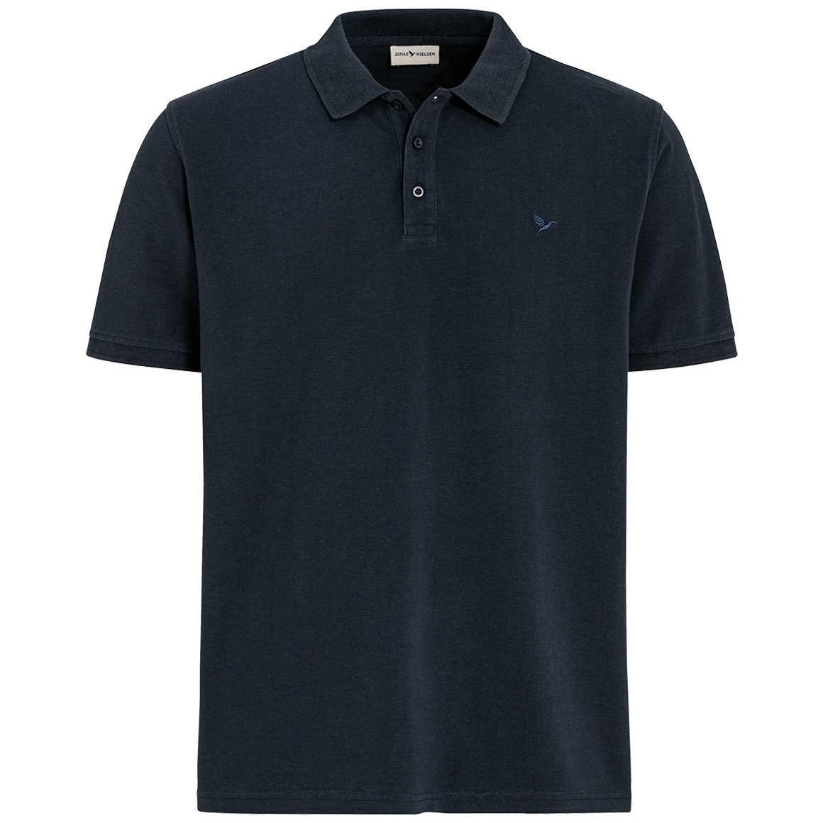 Jonas Nielsen Herren Poloshirt unifarben dunkelblau