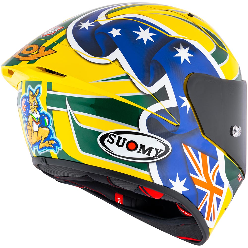 Suomy - Casque S1-XR GP Troy Bayliss Replica 2005 Jaune / Bleu / Vert