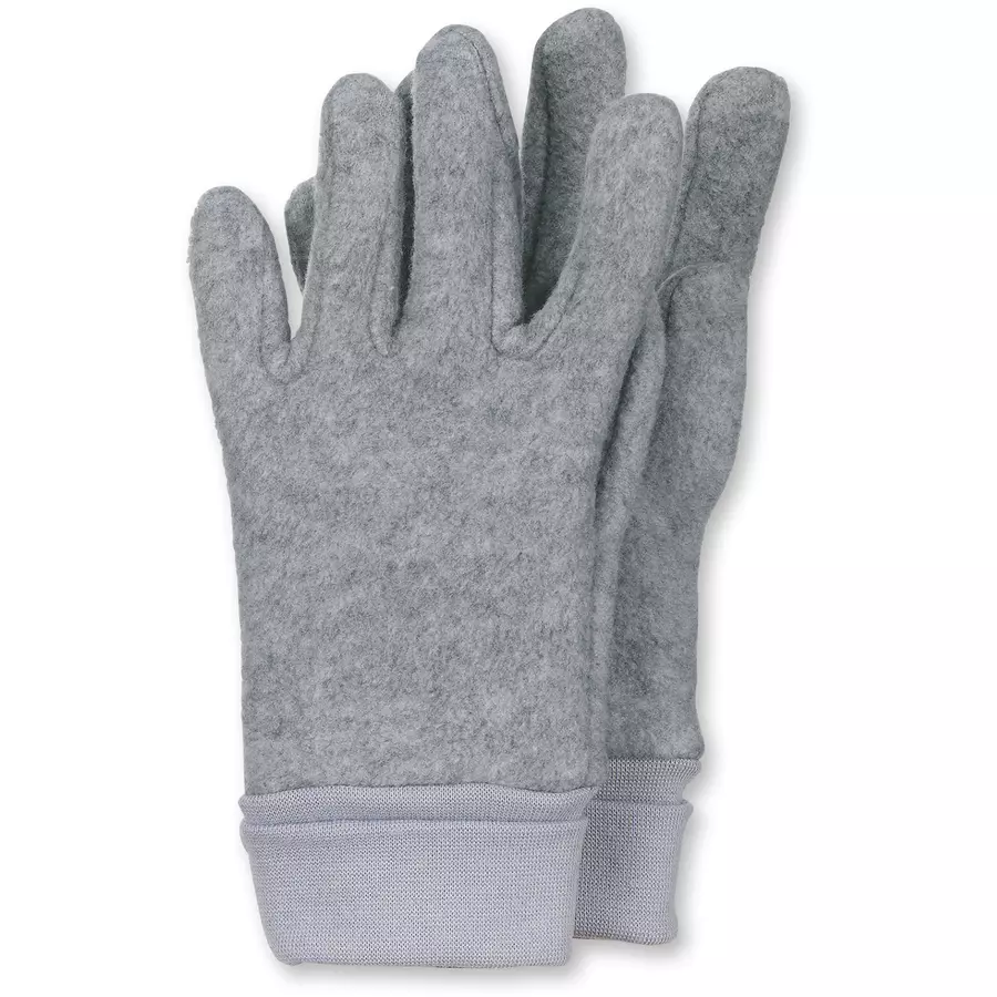 Sterntaler Fingerhandschuh Microfleece silber melange