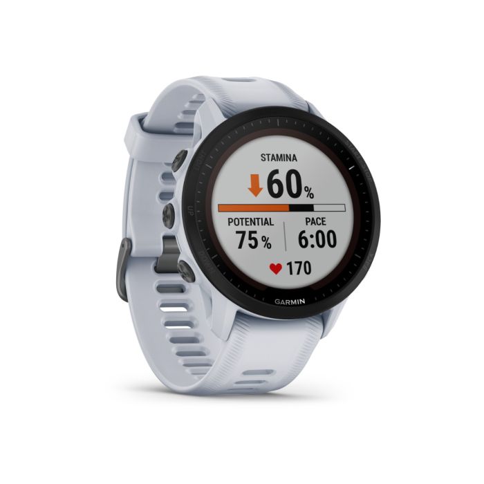 Garmin Unisex Ure Forerunner® 955 Solar Hvid