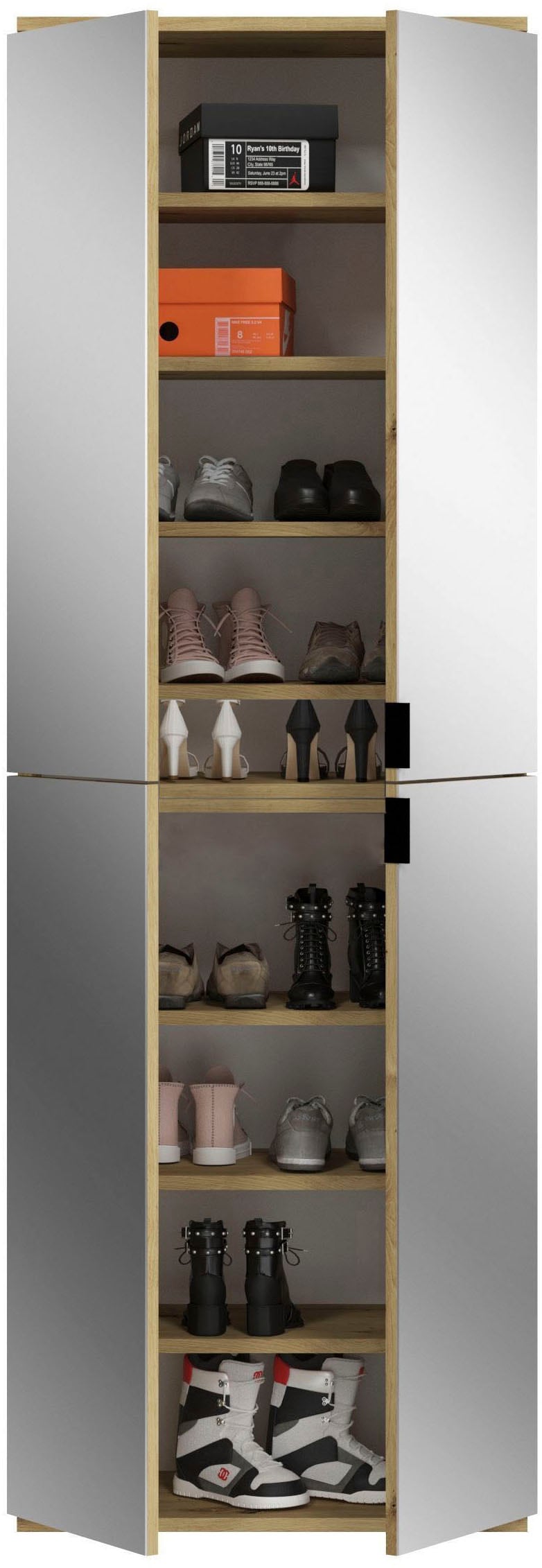 INOSIGN Garderoben-Set »Trondheim, Breite 183 cm, 5-teilig, bestehend aus:« Set, 4 Stk. tlg.