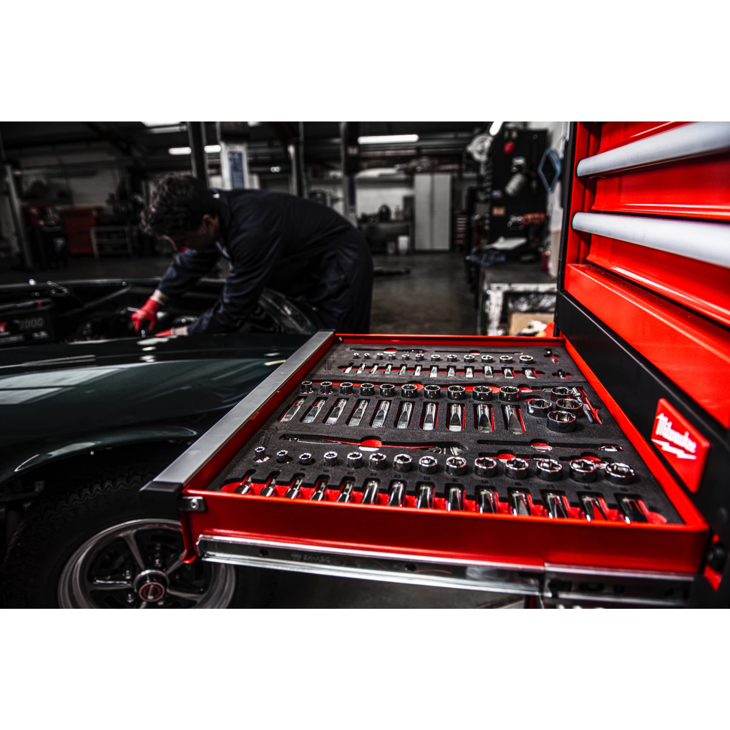 Milwaukee 4932479825 Foam Inlay doppenset - 3/8''