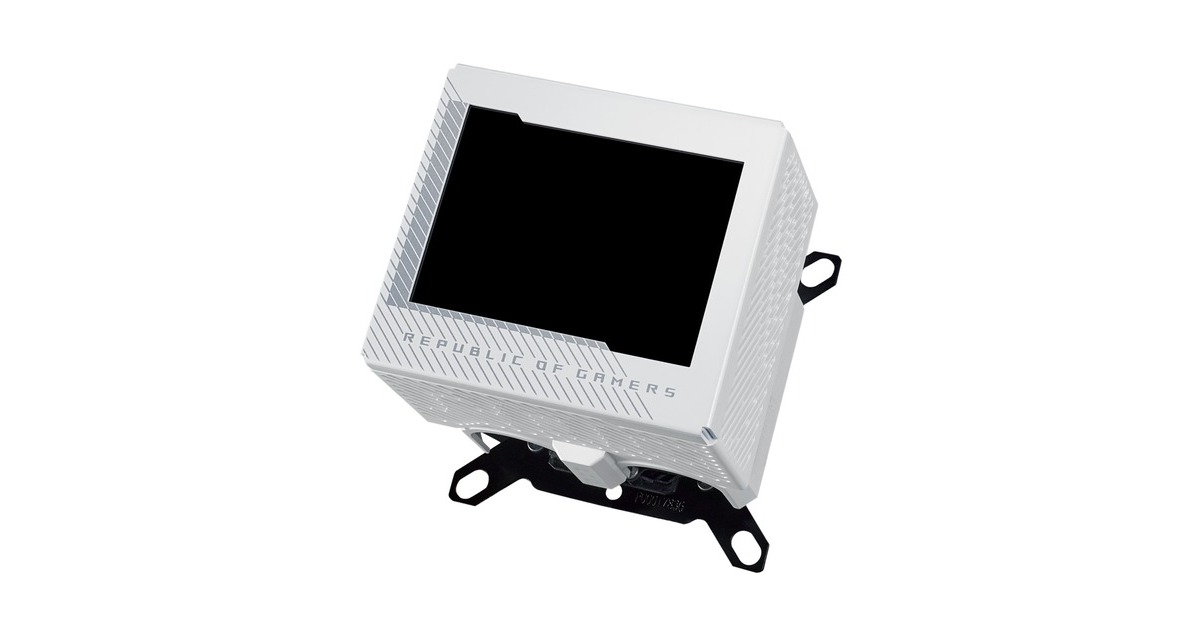 ASUSROG Ryujin III WB White LCD CPU-waterblok waterkoeling  (Wit)