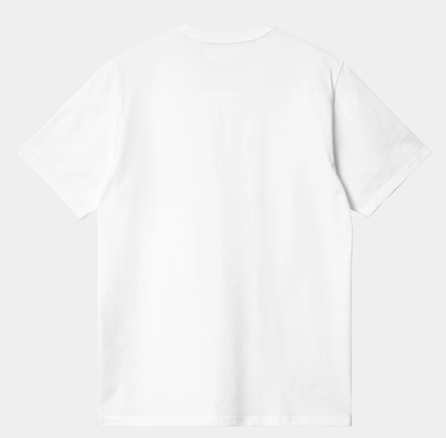 Carhartt WIP SS Pocket Heart T-Shirt Black / Red